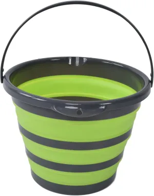Pilipane Collapsible Bucket Portable Folding Water Basin Container 10L for Fishing Outdoor Use