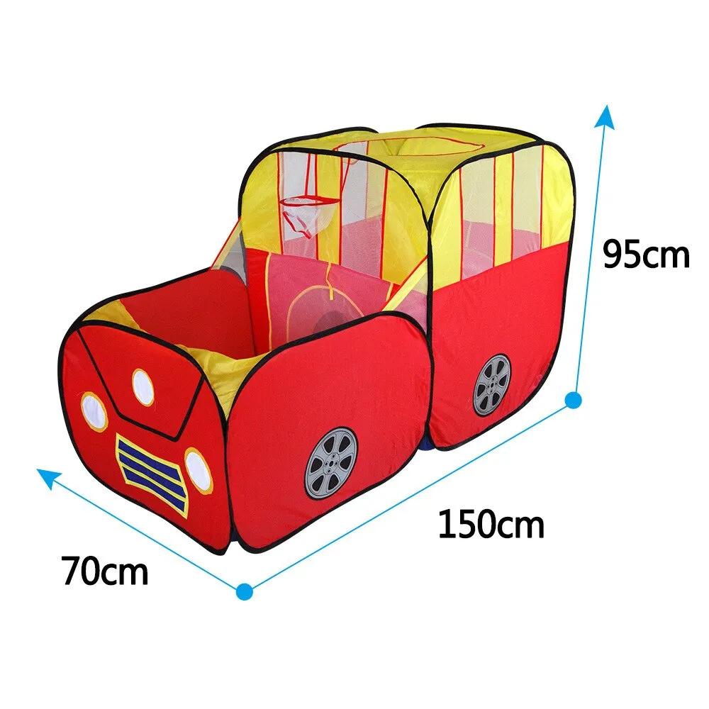 Play Tent Baby Tunnel Ball Pool Outdoor Indoor Cartoon Car Playhouse Kids Children Play Game House Toy For Kid Cubby Waterproof