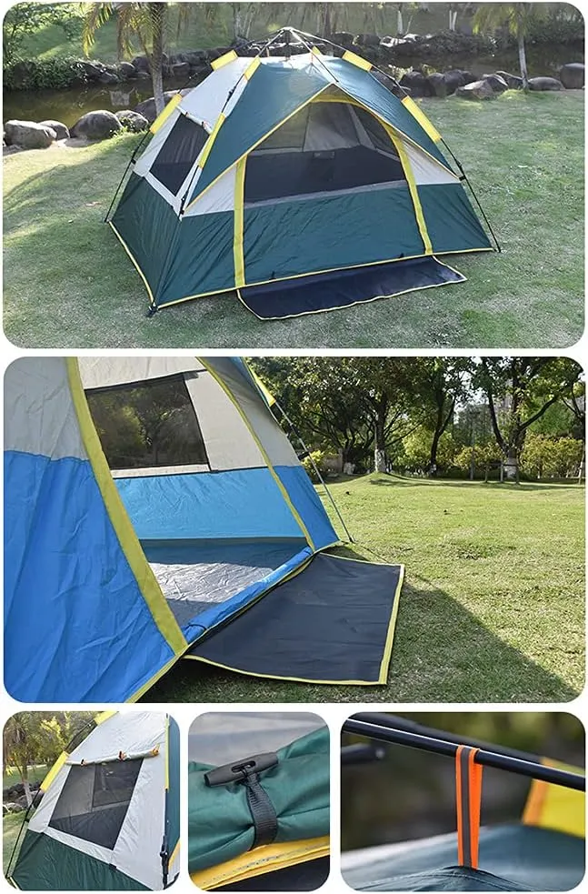 Pop Up Beach Tent Sun Shelter Portable Lightweight Instant Tent Pop Up Tent for 2 to 3 Person Automatic Opening Hydraulic Tent for Family Trip, Hiking, Picnic And Party