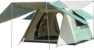 Pop Up Tent Family Camping Tent 3-4 Person Portable Tent Automatic Tent Waterproof Windproof for Camping Hiking Mountaineering