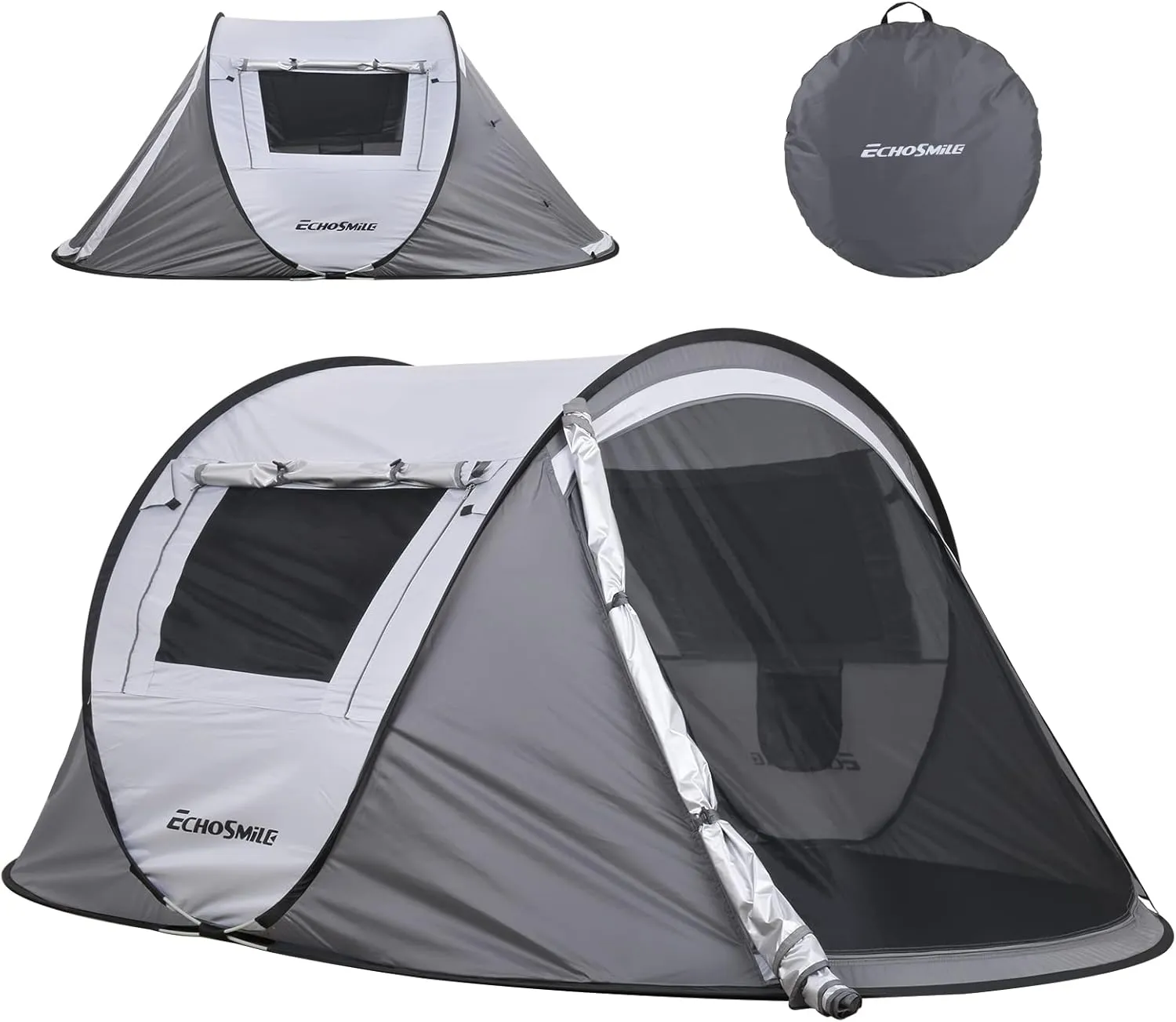 Pop Up Tents for Camping, 2 Person Camping Tent, UV Protection Waterproof, Portable Automatic Tents for Camping, Hiking and Traveling