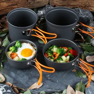 Portable Camping Cookware Mess Kit