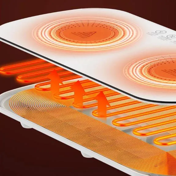 Portable Electric Food Warming Tray, Plate Warmer, Hot Plate Placemat, Server for Dinner Parties