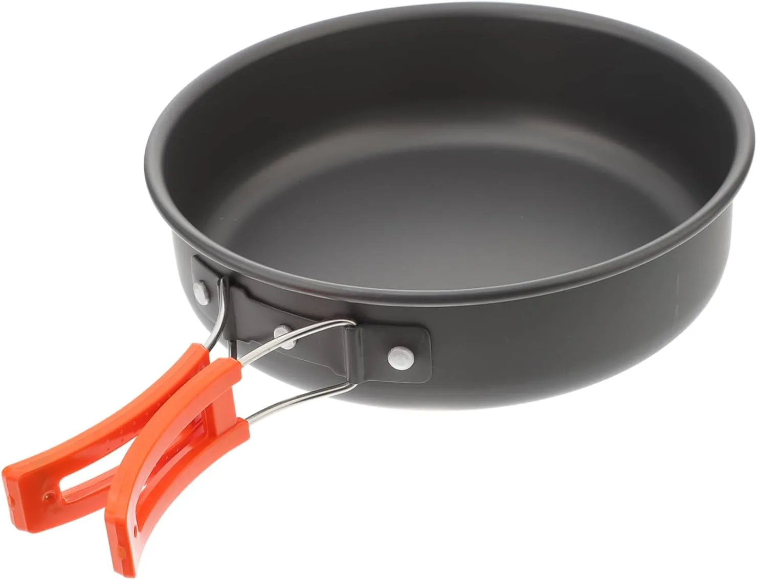 Portable Frying Pan Non-Stick Aluminum Camping Pot Set for Outdoor Cooking Camper Must Haves