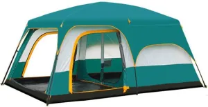 Portable Hexagon Pop Up Tent 3-5 Person, Family Instant Camping Tent Anti Uv Lightweight Waterproof for Beach BBQ Fishing Mountain House Sun Shade Shelter Canopy