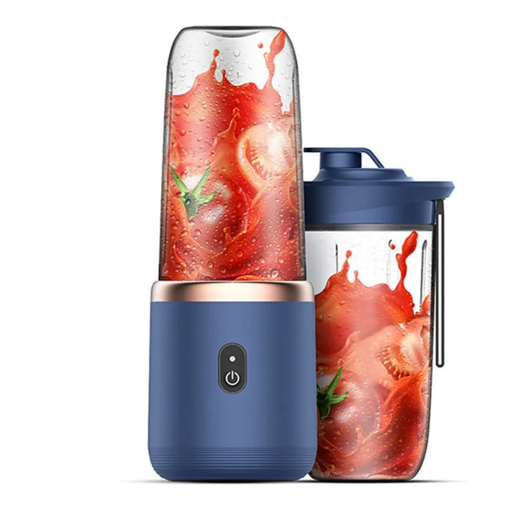 Portable Juice Blender 400ml with Twin Gear Technology and USB Rechargeable Design