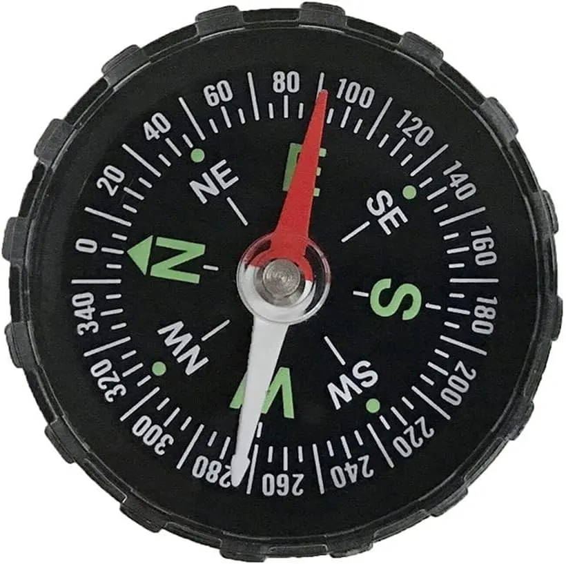 Portable Mini Precise Compass for Camping, Hiking, and Outdoor Navigation – Lightweight Survival Button Compass