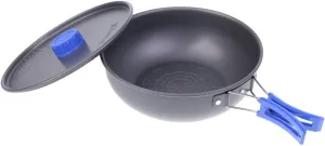 Portable Outdoor Camping Picnic Tableware Cookware Aluminum Alloy Frying Pan