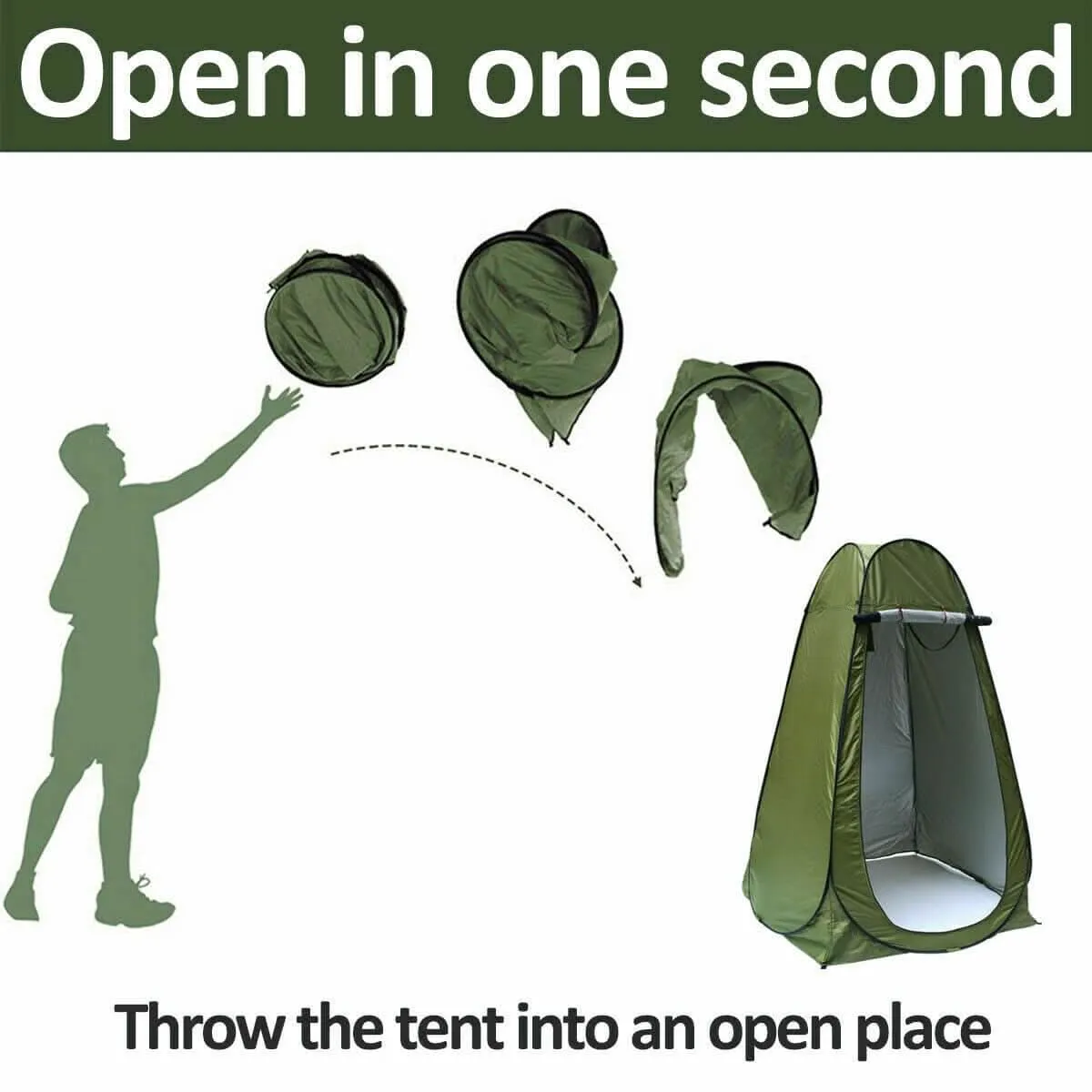 Portable Pop Up Outdoor Camping Shower Tent Toilet Privacy Change Room
