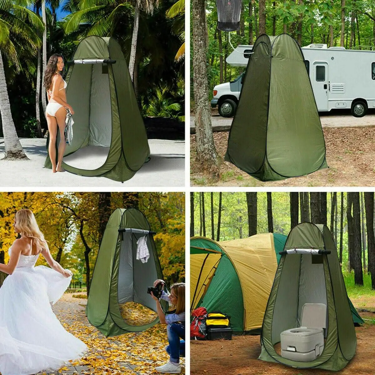 Portable Pop Up Outdoor Camping Shower Tent Toilet Privacy Change Room