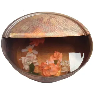 Portable Rustic Copper Foot Bath Care Shower Spa Relaxation Pedicure Bowl Massage Body Health Tub Basin Cauldron Pot   Footrest