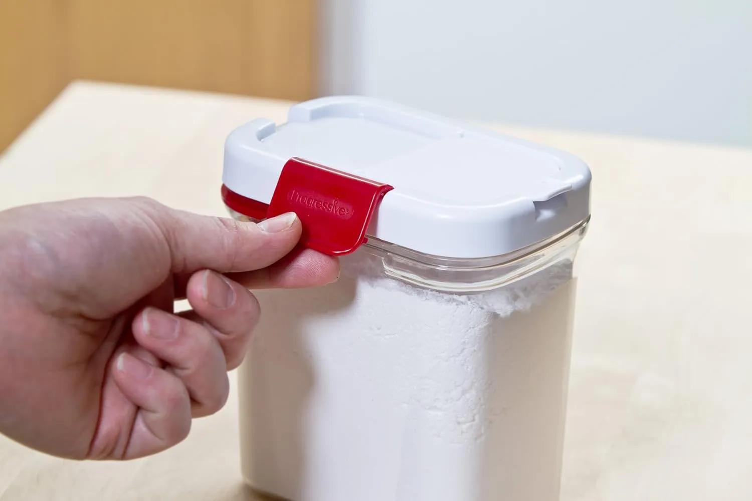 PrepSolutions Powdered Sugar Keeper, 1 Quart - Airtight Storage for 1 Pound Bag, Keeps Sugar Fresh and Clump-Free