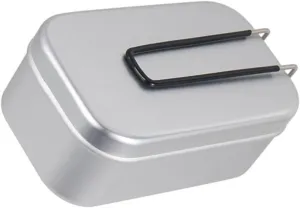 PRETYZOOM Aluminum Lunch Box for Outdoor Activities Compact Hiking Bento Pot Easy to Carry and Reusable