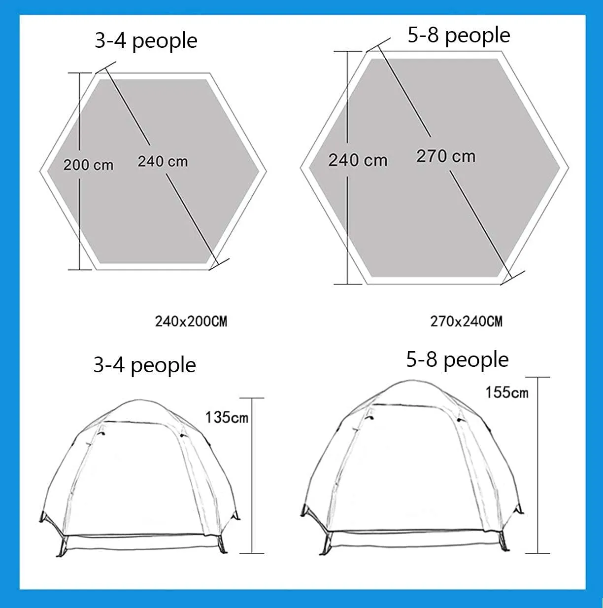Products Instant Pop Up Tent Family Camping Tent 4-7 Person Portable Tent Automatic Tent Waterproof Windproof for Camping Hiking Mountaineering (Orange 5) Beauty Comes (Orange 5)