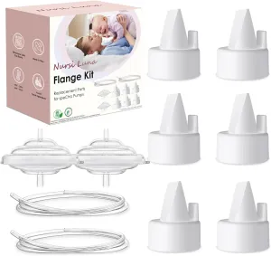 Pump Parts Compatible with Spectra S1 S2 9 Plus Breast Pump, Replace Include Duckbill Valves, Backflow Protector, Membrane and Tubing, Not Original Spectra Replacement Pump Parts