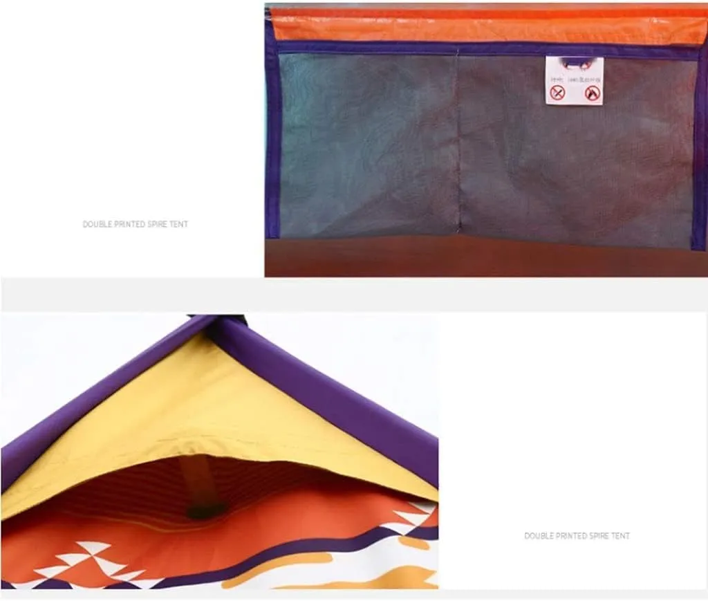 Pyramid Shape Tent 3 Person Easy Set Up Waterproof Sunscreen Coating Aluminum Rod Instant Outdoor Tent Tents for Camping (Blue 220 * 220 * 180cm)