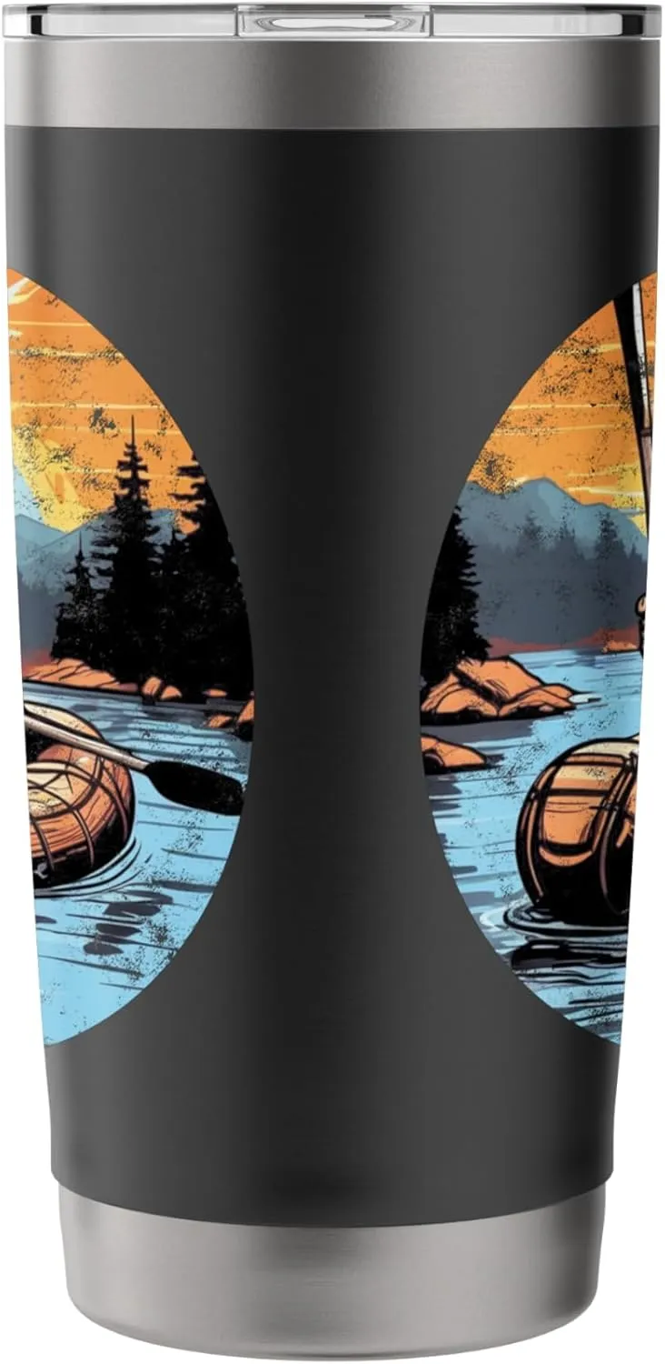 Rafting Rafter River Rafting White Water Rafting Stainless Steel Insulated Tumbler
