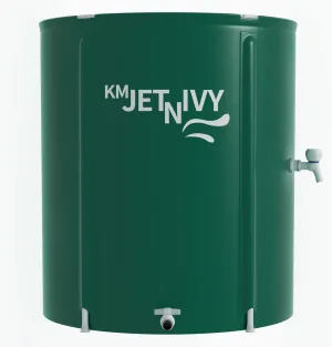 Rain Barrel Upgrade Anti-Collapse Collapsible Rainwater Collection System,Portable Water Storage Tank,Garden Water Catcher（Green,100G