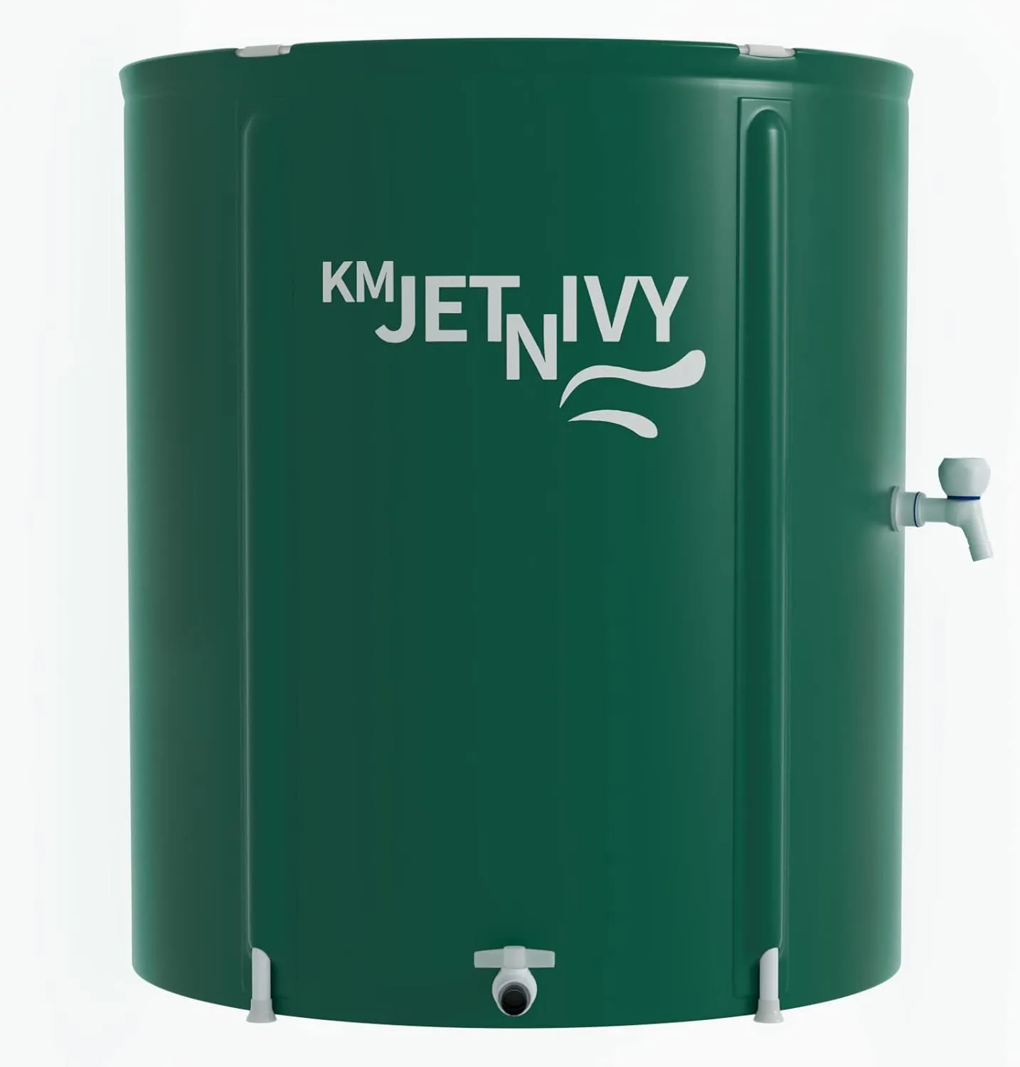 Rain Barrel Upgrade Anti-Collapse Collapsible Rainwater Collection System,Portable Water Storage Tank,Garden Water Catcher（Green,100G