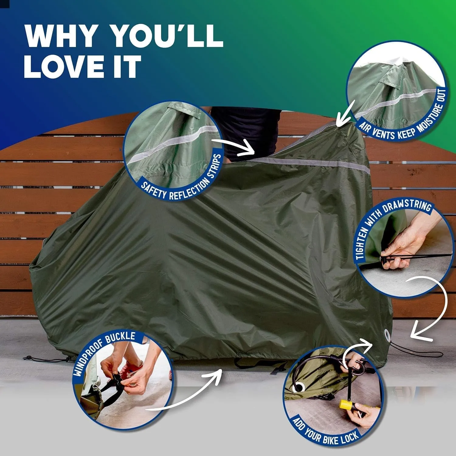reflective outdoor Effective communication waterproof Heavy protection duty, cover Wholesale pricing bike for