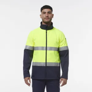 REFLECTIVE SPLICED SOFTSHELL JACKET