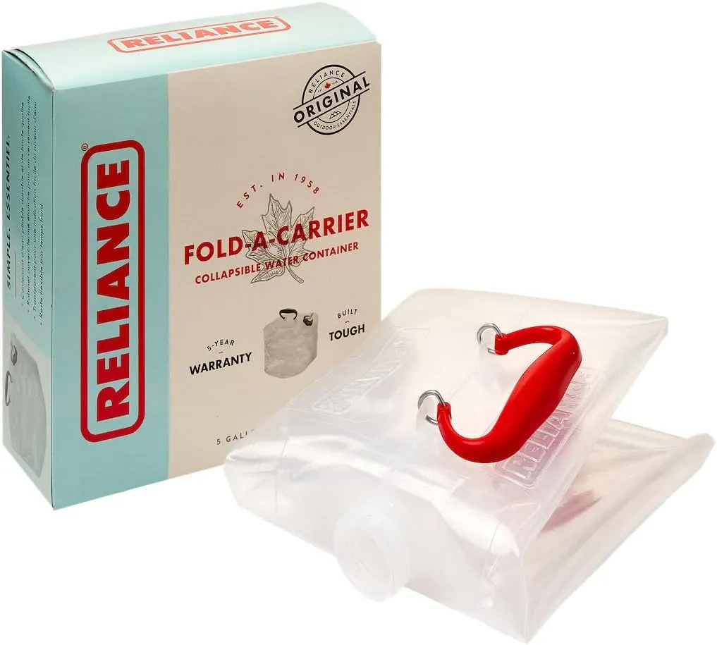 Reliance Products Fold-A-Carrier 5 Gallon Collapsible Water Container