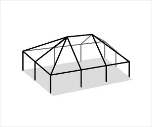 Replacement 30' x 45' Aluminum Tent Frame for West Coast Frame Tents