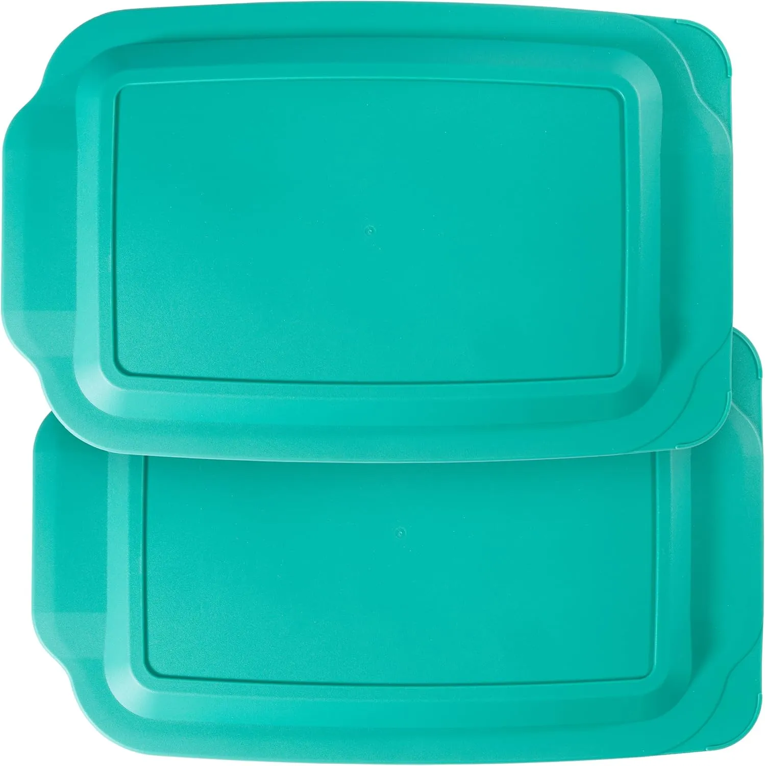 Replacement Lids for Pyrex 9 x 13 Casserole Glass Baking Dish Container Cover 3 QT 233-PC (Turquoise), 2-Pack