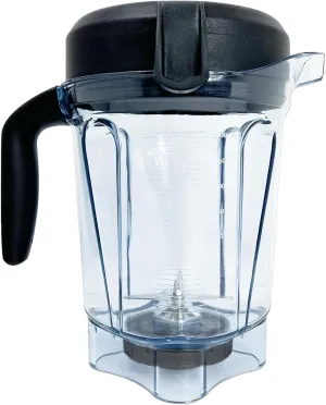 Replacement Pitcher for Vitamix Blender 64oz Low-Profile,fit for Vitamix 750 5300 5200 5000 7500 6300 Vm0102 Vm0103 Vm0197 E310 G/Classic C/Explorian/Commercial series etc