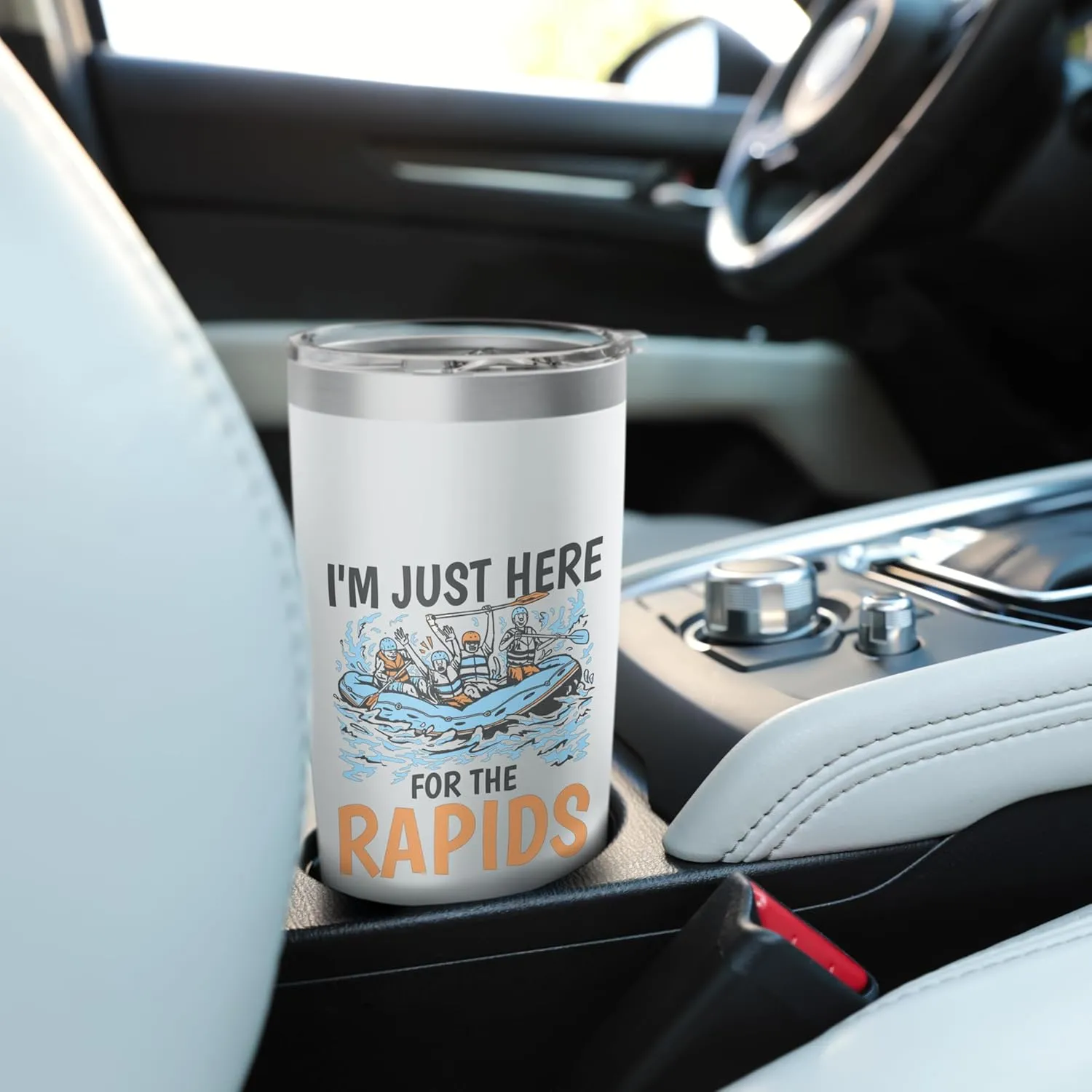 River Rafting I'M Just Here For The Rapids, Rafter Stainless Steel Insulated Tumbler