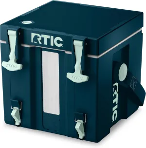 RTIC Halftime Water Cooler 3 Gallon Portable Carrier Container, Drink Beverage Dispenser, Stackable with 2 Taps, Bottleless, BPA-Free, for Sports, Camping, BBQ, Parties, Picnic, Marine/Fresh Mint