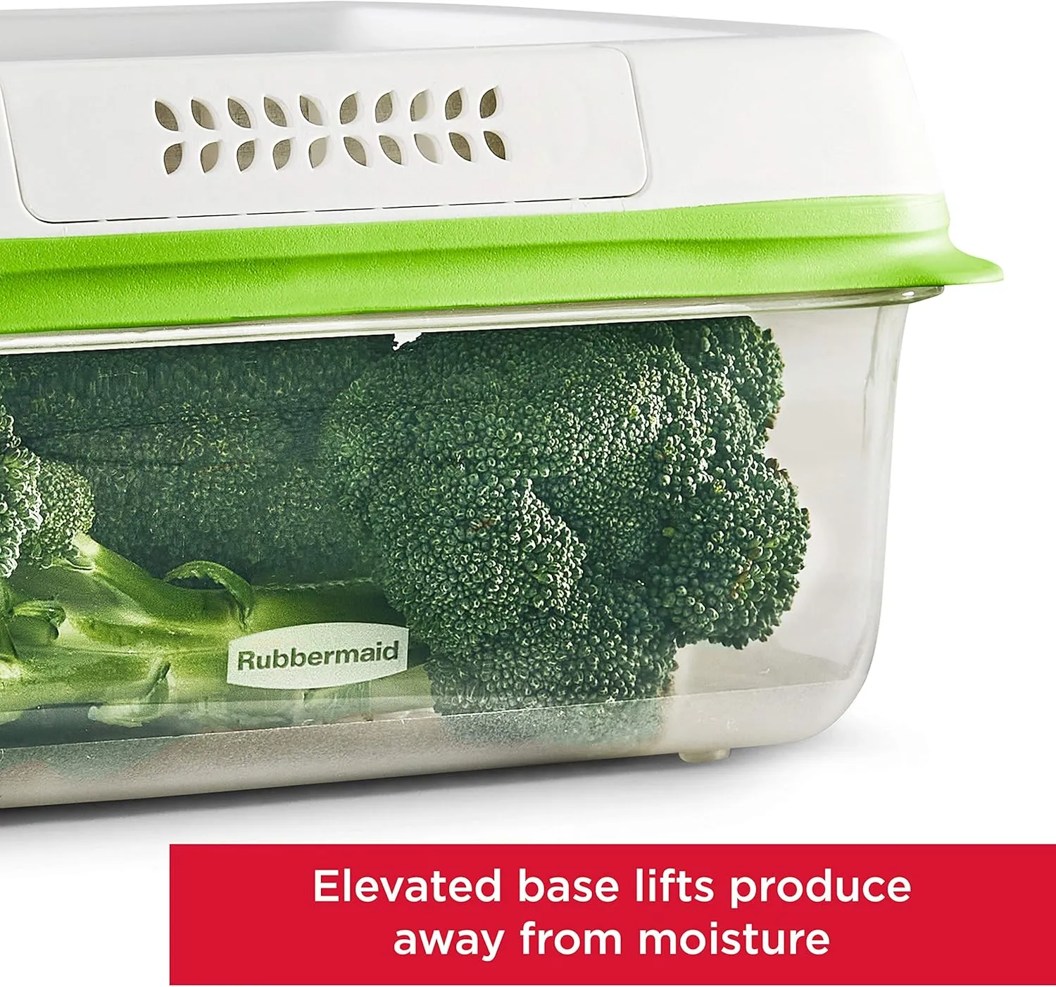 Rubbermaid FreshWorks Produce Saver, Medium and Large Storage Containers, 8-Piece Set, Set of 4, Med & Lg, Clear
