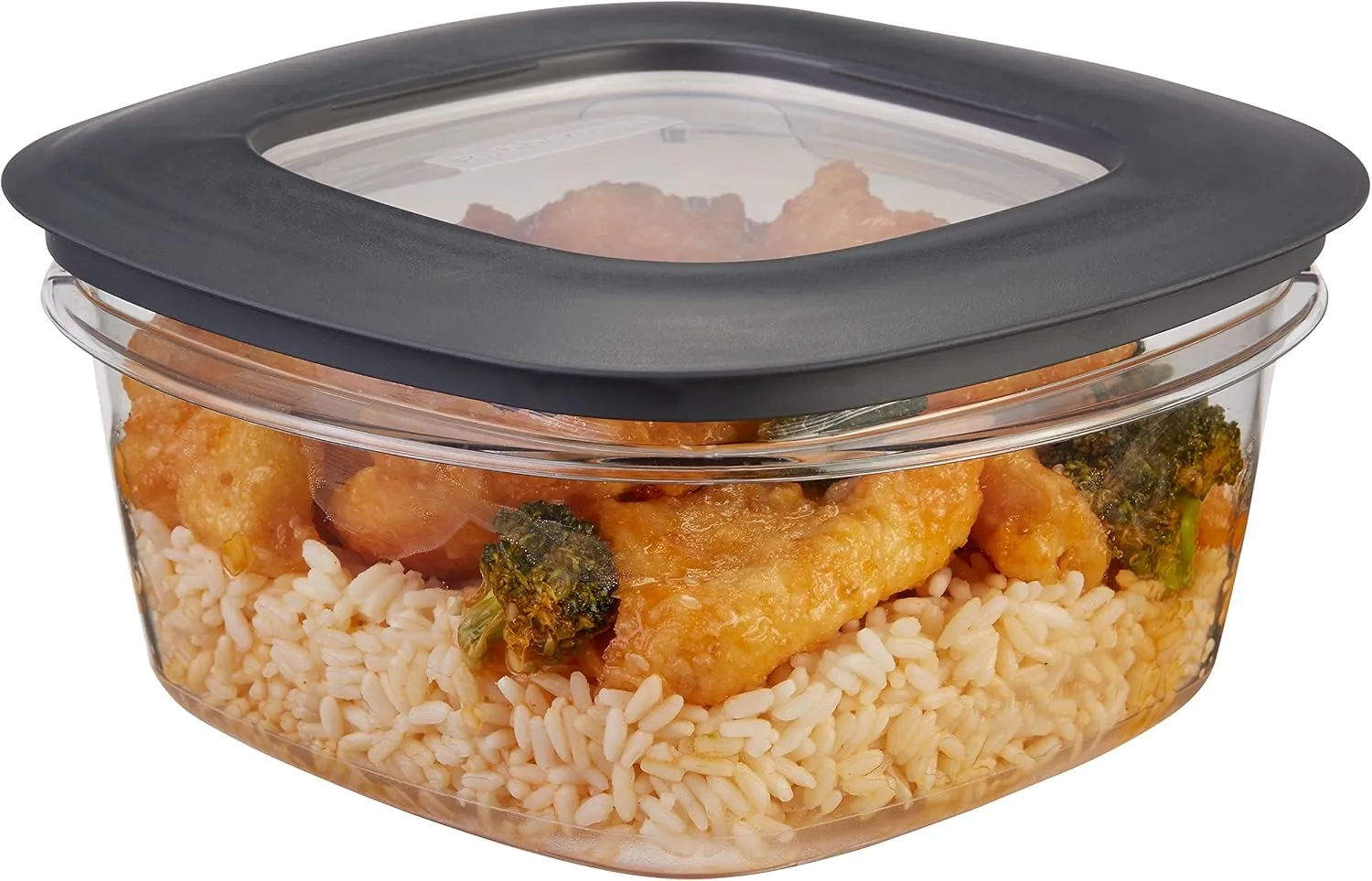 Rubbermaid Premier Easy Find Lids 5-Cup Meal Prep and Food Storage Container, Grey |BPA-Free & Stain Resistant