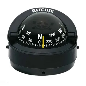 S-53 Explorer Compass - Surface Mount - Black
