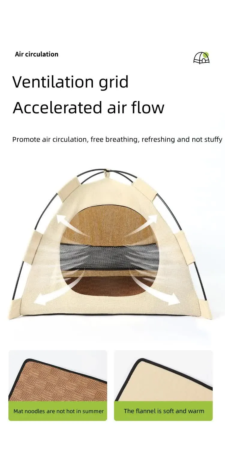 S Cat Small Dustproof Shelter Exclusive Size: House,Pet Grey, and -Windproof for Outdoor Pets, 35*35*30cm Tent  Voice-activated