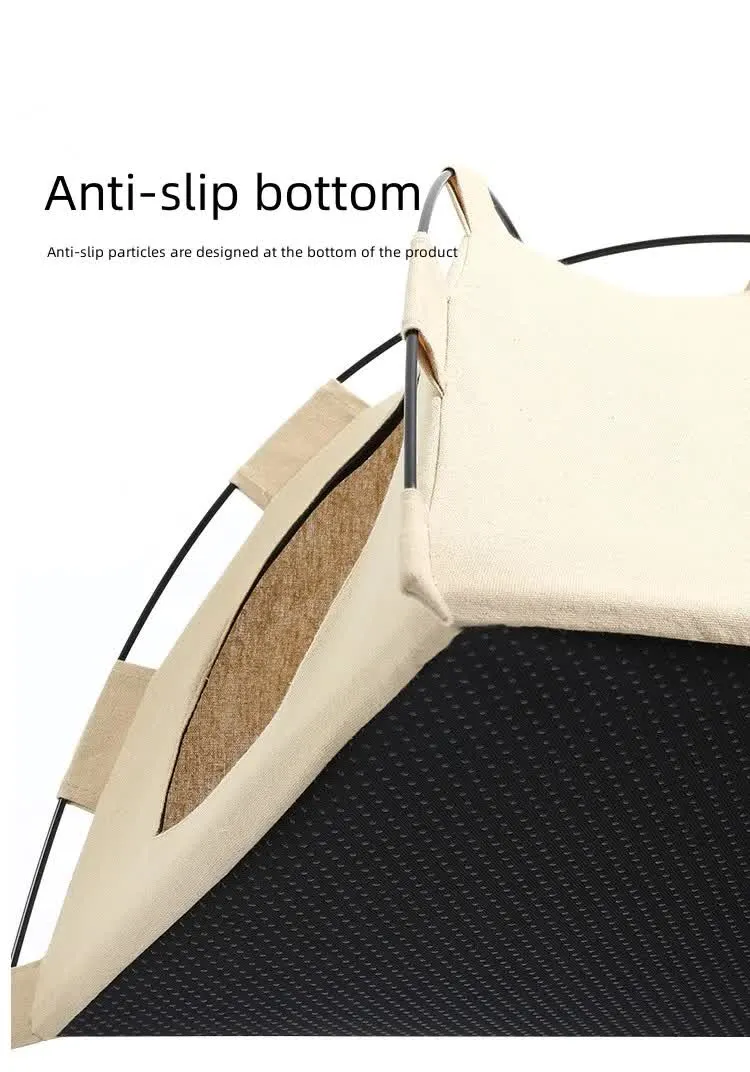 S Cat Small Dustproof Shelter Exclusive Size: House,Pet Grey, and -Windproof for Outdoor Pets, 35*35*30cm Tent  Voice-activated