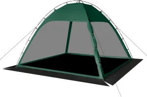 Screen Tent with Removable Floor, Siebwin Large 10'x10' Gazebos with Mosquito Netting and Removable Floor Sunproof Outdoor Canopy Tent for Backyard Party Outside Activities, Green