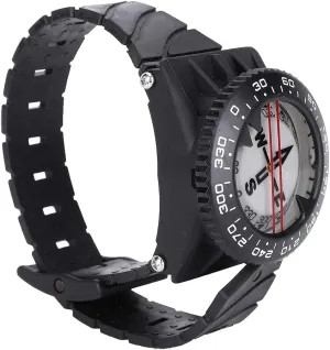 Scuba Diving Wrist Compass,with TPU Band,Waterproof Oil Filled Compass for Outdoor Sports Diving, Sailing, Hiking, Survival Emergency
