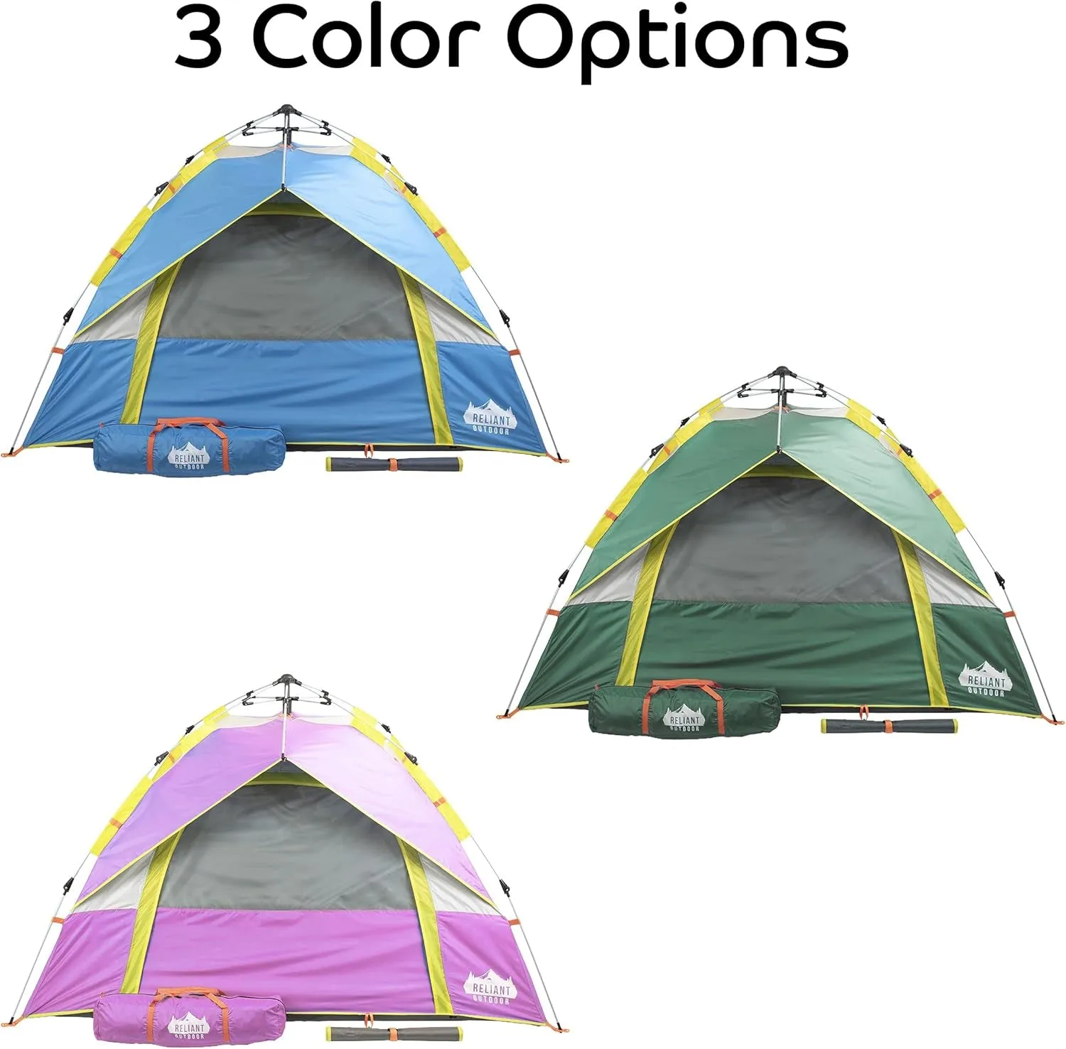 Setup, Instant Tent Camping with Machine learning Windproof and Waterproof 3-Person Hiking Easy and 60 Second for Family Vast range