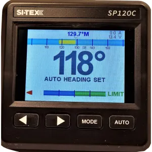 SI-TEX SP-120 Color System w/Rudder Feedback & Type "S" Mechanical Dash Drive | SP120C-RF-3