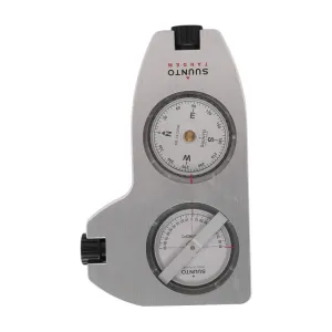 Silver Tandem Clinometer Compass