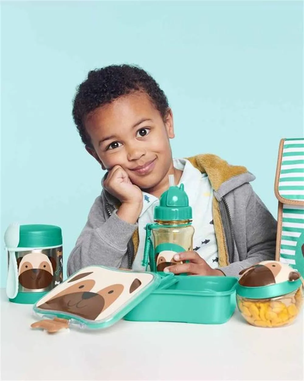Skip Hop Insulated Baby Food Jar, Zoo, Pug
