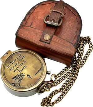 So You Can Always Find Your Way Back to Me/Personalized Compass/Custom Engraved/Boyfriend Gift/Gift to Husband/Custom Wedding Gift