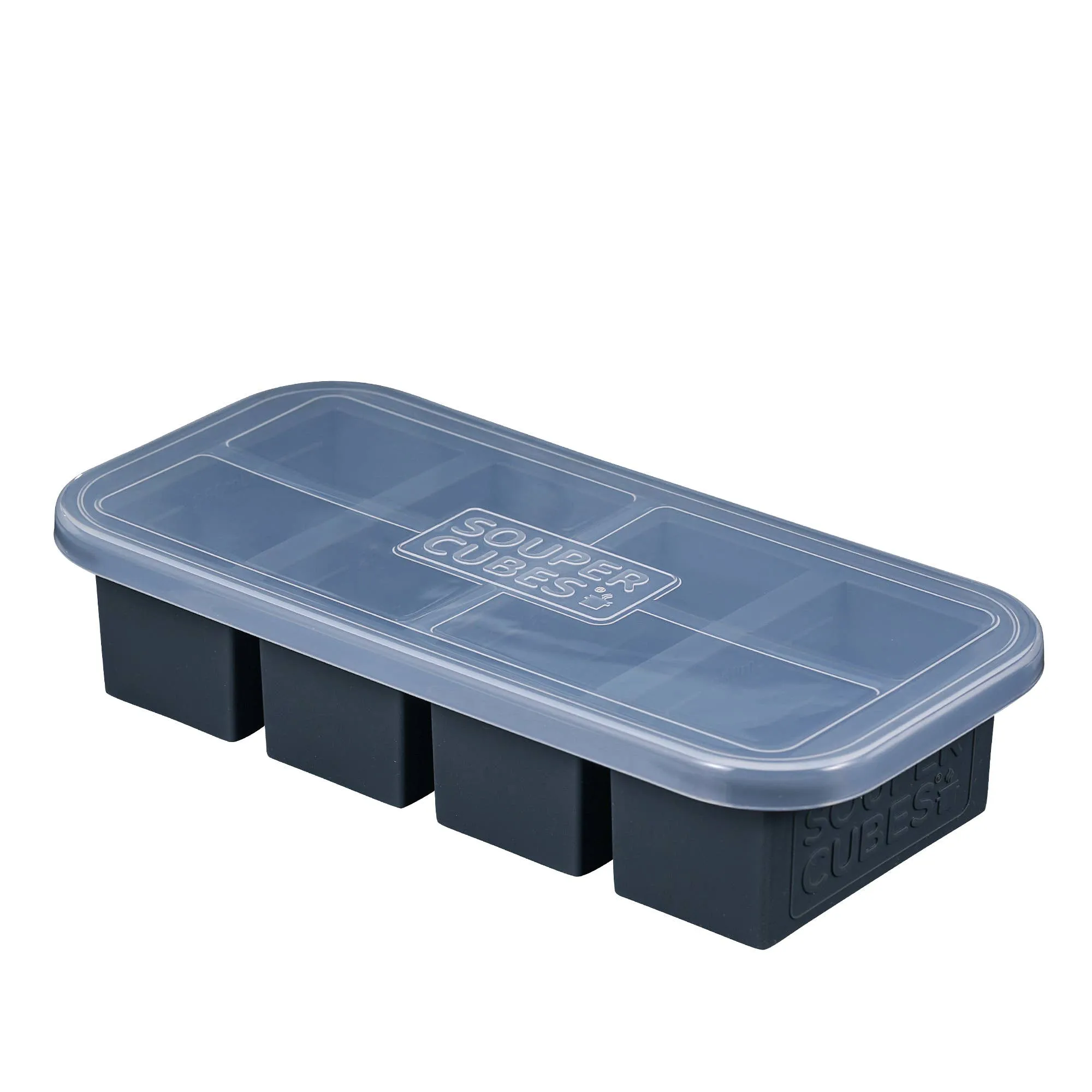 Souper Cubes 1-Cup Silicone Freezing Tray: Charcoal