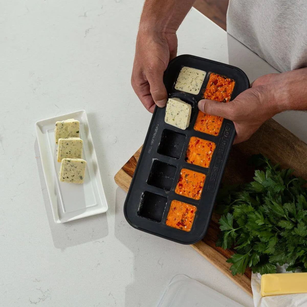 Souper Cubes Silicone Freezing Trays - Assorted Sizes - Aqua