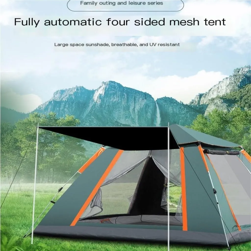 Spacious and Lightweight Tent Outdoor Camping Folding Fully Automatic Tent Sun Protection Quick Opening Ventilated Tent Portable Tent Outdoor Tent