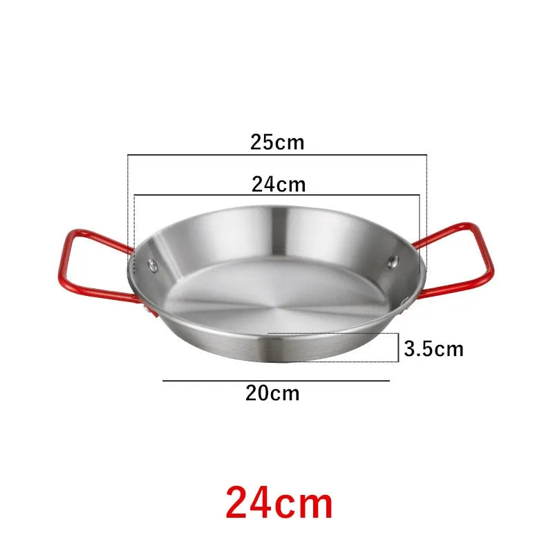 Spanish Paella Stainless Steel  Pan
