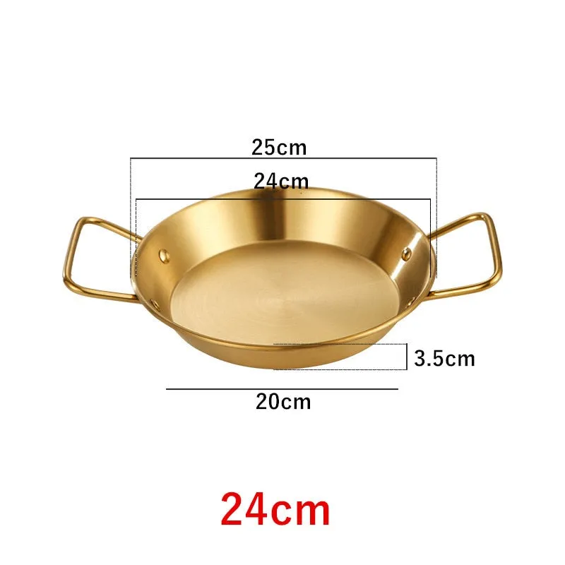 Spanish Paella Stainless Steel  Pan