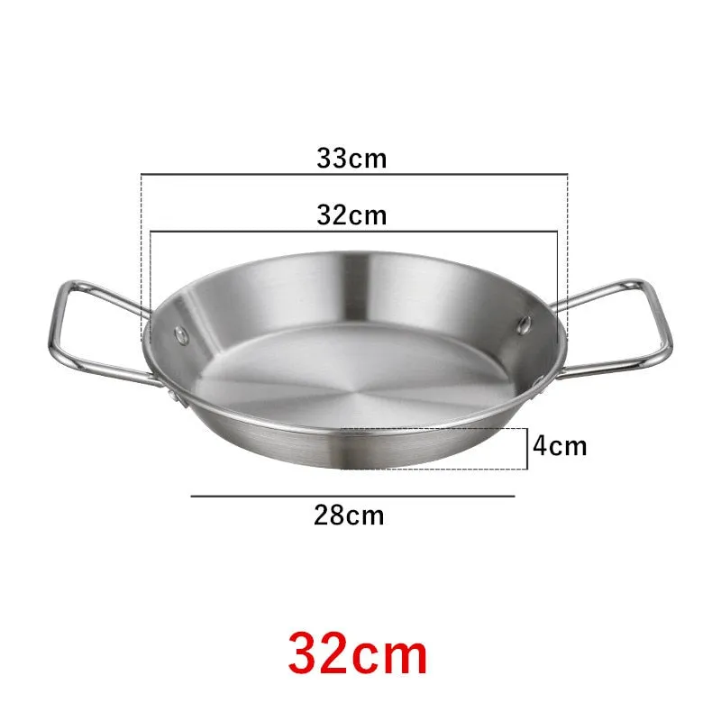 Spanish Paella Stainless Steel  Pan
