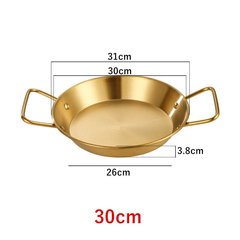 Spanish Paella Stainless Steel  Pan